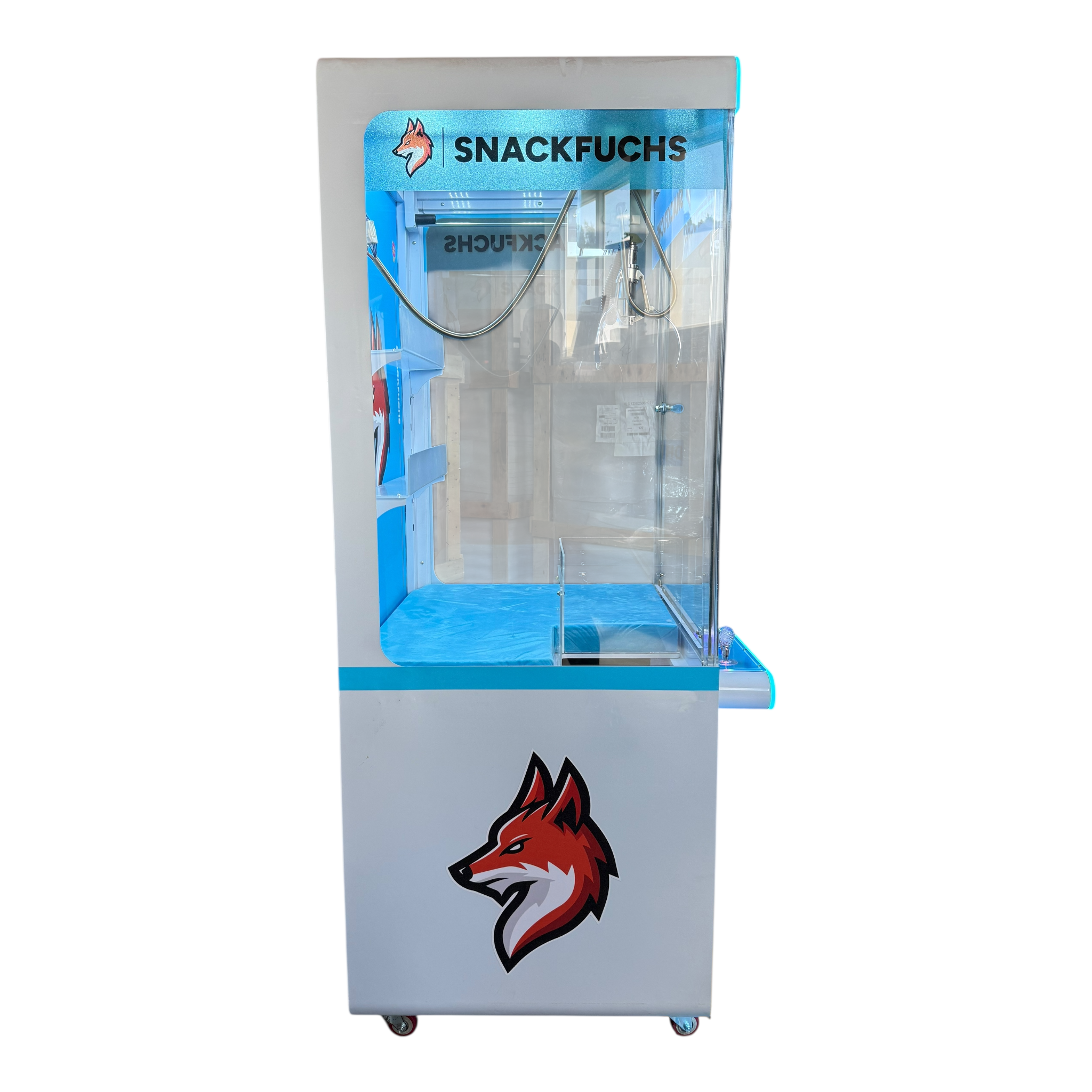Greifautomat mit Münz- und Scheinleser | Claw Machine Snackfuchs